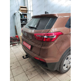 H227-A Лидер-плюс ТСУ для Hyundai Creta 2016-2021, 2021-2022, Solaris HC 2024- без снятия и выреза бампера. Нагрузки: 1300/75 кг, масса фаркопа 14,14 кг (без электрики в компл