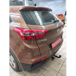 H227-A Лидер-плюс ТСУ для Hyundai Creta 2016-2021, 2021-2022, Solaris HC 2024- без снятия и выреза бампера. Нагрузки: 1300/75 кг, масса фаркопа 14,14 кг (без электрики в компл