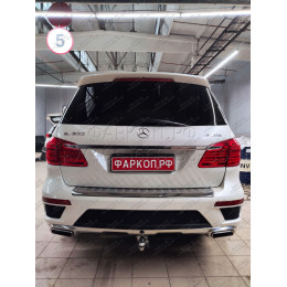 M115C GALIA Полностью оцинкованный фаркоп на Mercedes GLS-Class x166 2016-2019, Mercedes GLE-Class w166 2015-2019, Mercedes GLE-Class Coupe c292 2015-2019, Mercedes M-Class w164 2005-2012, w166 2012-2015, Mercedes GL-Class x16