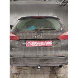 F119A GALIA Полностью оцинкованный фаркоп на Ford Focus III универсал 2011-2018. Подрозетник убирается за бампер. Тип шара: A. Без выреза бампера. Нагрузки: 1