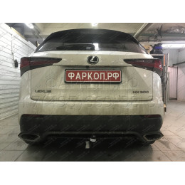 3098-AN ORIS Фаркоп на Lexus NX, в т.ч. Turbo 2014-2021. Необходим невидимый вырез в бампере. Тип шара: A. Нагрузки: 1500/80 кг, масса фаркопа 25,5 кг (без электрики в 