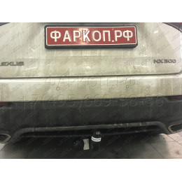 3098-AN ORIS Фаркоп на Lexus NX, в т.ч. Turbo 2014-2021. Необходим невидимый вырез в бампере. Тип шара: A. Нагрузки: 1500/80 кг, масса фаркопа 25,5 кг (без электрики в 