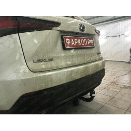 3098-AN ORIS Фаркоп на Lexus NX, в т.ч. Turbo 2014-2021. Необходим невидимый вырез в бампере. Тип шара: A. Нагрузки: 1500/80 кг, масса фаркопа 25,5 кг (без электрики в 