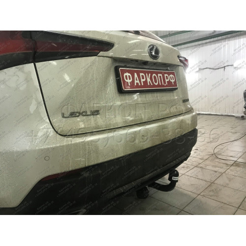 3098-AN ORIS Фаркоп на Lexus NX, в т.ч. Turbo 2014-2021. Необходим невидимый вырез в бампере. Тип шара: A. Нагрузки: 1500/80 кг, масса фаркопа 25,5 кг (без электрики в комплекте)
