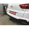 H227-A Лидер-плюс ТСУ для Hyundai Creta 2016-2021, 2021-2022, Solaris HC 2024- без снятия и выреза бампера. Нагрузки: 1300/75 кг, масса фаркопа 14,14 кг (без электрики в комплекте)