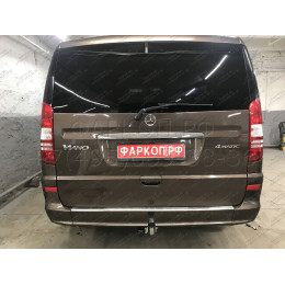 M108A GALIA Полностью оцинкованный фаркоп на Mercedes V-Class w447 2014-, Mercedes Vito w639 2003-2014, w447 2014-, Mercedes Viano w639 2003-2014. Особенности: задний привод, после 07/2010- необ