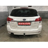 S115A GALIA Полностью оцинкованный фаркоп на Subaru Legacy седан/универсал 2009-2018. Подрозетник убирается за бампер. Тип шара: A. Невидимый вырез бампера. Нагрузки: 2100/85 кг, масса фаркопа 16,22 кг