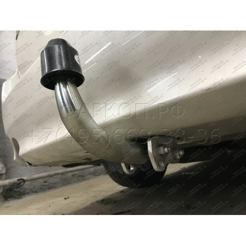 S115A GALIA Полностью оцинкованный фаркоп на Subaru Legacy седан/универсал 2009-2018. Подрозетник убирается за бампер. Тип шара: A. Невидимый вырез бампера. Нагрузки: 2100/85 кг, масса фаркопа 16,22 кг