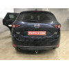 M129A GALIA Полностью оцинкованный фаркоп на Mazda CX-5 2012-2017, 2017-2025. Подрозетник убирается за бампер. Тип шара: A. Невидимый вырез бампера. Нагрузки: 2100/100 кг, масса фаркопа 18,5 кг