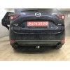 M129A GALIA Полностью оцинкованный фаркоп на Mazda CX-5 2012-2017, 2017-2025. Подрозетник убирается за бампер. Тип шара: A. Невидимый вырез бампера. Нагрузки: 2100/100 кг, масса фаркопа 18,5 кг