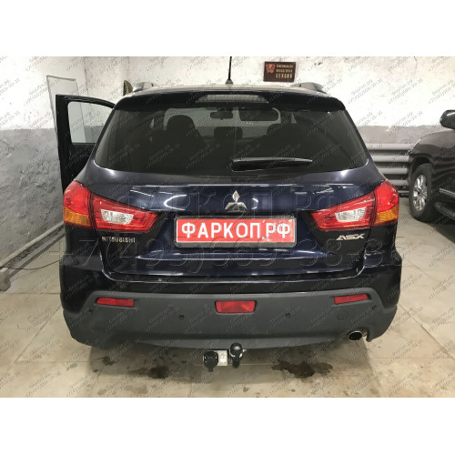 M111-A Лидер-плюс ТСУ для Mitsubishi ASX 2010-2022, Citroen C4 Aircross 2012-2014, Peugeot 4008 2012-2016. Необходима подрезка бампера. Нагрузки: 1200/75 кг, масса фаркопа 16,64 кг (без электрики в комплекте)
