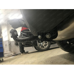 H227-A Лидер-плюс ТСУ для Hyundai Creta 2016-2021, 2021-2022, Solaris HC 2024- без снятия и выреза бампера. Нагрузки: 1300/75 кг, масса фаркопа 14,14 кг (без электрики в компл