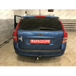 K106-A Лидер-плюс ТСУ для Kia Ceed универсал 2007-2013 без снятия и выреза бампера. Нагрузки: 1300/75 кг, масса фаркопа 16,66 кг (без электрики в комплекте)