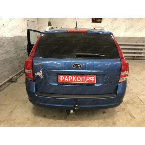 K106-A Лидер-плюс ТСУ для Kia Ceed универсал 2007-2013 без снятия и выреза бампера. Нагрузки: 1300/75 кг, масса фаркопа 16,66 кг (без электрики в комплекте)