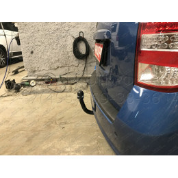K106-A Лидер-плюс ТСУ для Kia Ceed универсал 2007-2013 без снятия и выреза бампера. Нагрузки: 1300/75 кг, масса фаркопа 16,66 кг (без электрики в комплекте)