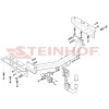J-055 STEINHOF Фаркоп на Dodge Nitro 2007-2011, Jeep Cherokee KK 2008-2013, кроме авто с запаской 20
