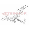 J-059 STEINHOF Фаркоп на Jeep Compass MK 2006-2011 (без подрезки бампера), Jeep Compass MK 2006-2017 (требуется подрезка бампера), Jeep Liberty 2006-2011 (без подрезки бампера). Тип шара: AH (горизонтальное быстросъемное крепление шара на ключе). Нагрузки