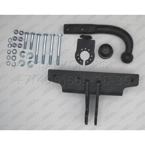 J-071 STEINHOF Фаркоп на Jeep Wrangler JK 2007-2018 без подрезки бампера. Тип шара: A. Нагрузки: 3500/175 кг, масса фаркопа 9,5 кг (без электрики в комплекте)