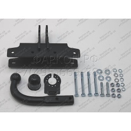 J-071 STEINHOF Фаркоп на Jeep Wrangler JK 2007-2018 без подрезки бампера. Тип шара: A. Нагрузки: 3500/175 кг, масса фаркопа 9,5 кг (без электрики в комплекте)