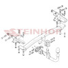 J-074 STEINHOF Фаркоп на Jeep Compass (также Hybrid) 2017-, Jeep Renegade (кроме Trailhawk) 2014-2017, 2017-, FIAT 500X 2014-2017, FIAT 500X Series 2 2017-. Требуется подрезка бампера. Тип шара: AV (вертикальное быстросъемное крепление шара на ключе). Наг
