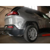 J013A GALIA Полностью оцинкованный фаркоп на Jeep Cherokee KL 2014-2018. Тип шара: A. Невидимый вырез бампера. Нагрузки: 2500/150 кг, масса фаркопа 19,82 кг