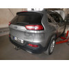 J013A GALIA Полностью оцинкованный фаркоп на Jeep Cherokee KL 2014-2018. Тип шара: A. Невидимый вырез бампера. Нагрузки: 2500/150 кг, масса фаркопа 19,82 кг