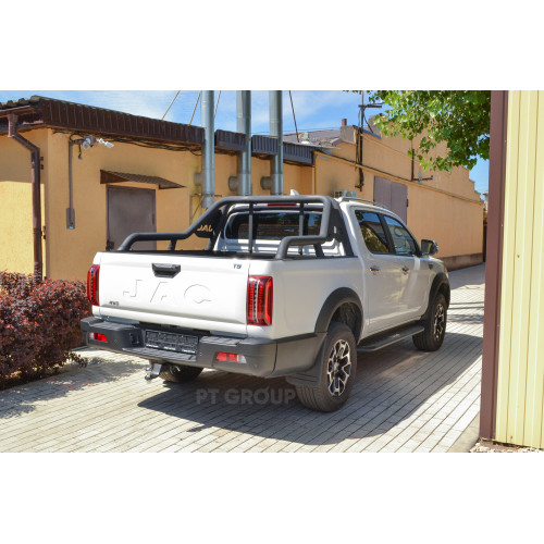 JCN-24-991122.00 PT GROUP Фаркоп на JAC T9 2024-, Sollers ST9 2025- без подрезки бампера. Тип шара: E (легкосъемный шар под квадрат). Нагрузки: 3500/140 кг, масса фаркопа 30,8 кг (без электрики в комплекте)