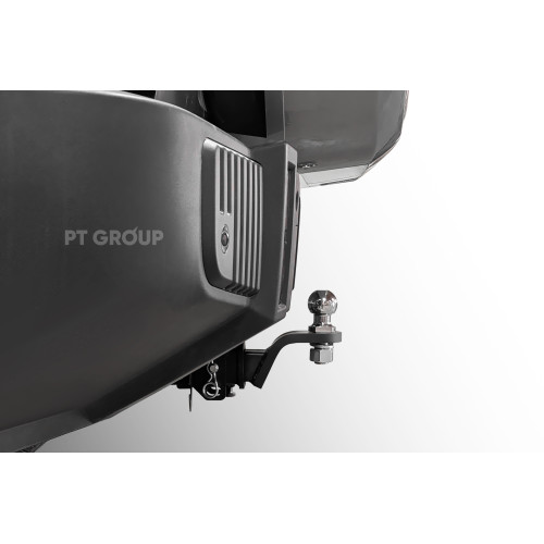JTT-23-991122.00 PT GROUP Фаркоп на Jetour T2 2024- без подрезки бампера. Тип шара: E (легкосъемный шар под квадрат). Нагрузки: 1600/100 кг, масса фаркопа 17 кг (без электрики в комплекте)
