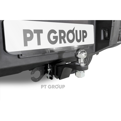 JTT-23-991122.00 PT GROUP Фаркоп на Jetour T2 2024- без подрезки бампера. Тип шара: E (легкосъемный шар под квадрат). Нагрузки: 1600/100 кг, масса фаркопа 17 кг (без электрики в комплекте)