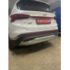 K0506C GALIA Полностью оцинкованный фаркоп на Kia Sorento MQ4 2020-, Hyundai Santa Fe 2020-2023. Тип шара: C (горизонтальный съемный). Установка без выреза бампера. Нагрузки: 2600/120 кг, масса фаркопа 18,35 кг