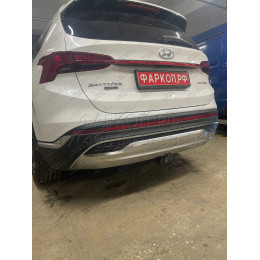 K0506C GALIA Полностью оцинкованный фаркоп на Kia Sorento MQ4 2020-, Hyundai Santa Fe 2020-2023. Тип шара: C (горизонтальный съемный). Установка без выреза бампера. Нагр