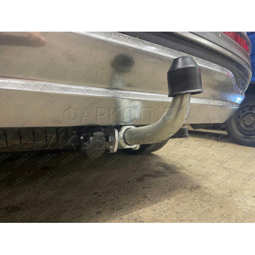 K0506C GALIA Полностью оцинкованный фаркоп на Kia Sorento MQ4 2020-, Hyundai Santa Fe 2020-2023. Тип шара: C (горизонтальный съемный). Установка без выреза бампера. Нагрузки: 2600/120 кг, масса фаркопа 18,35 кг