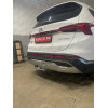 K0506C GALIA Полностью оцинкованный фаркоп на Kia Sorento MQ4 2020-, Hyundai Santa Fe 2020-2023. Тип шара: C (горизонтальный съемный). Установка без выреза бампера. Нагрузки: 2600/120 кг, масса фаркопа 18,35 кг