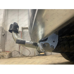 K0506C GALIA Полностью оцинкованный фаркоп на Kia Sorento MQ4 2020-, Hyundai Santa Fe 2020-2023. Тип шара: C (горизонтальный съемный). Установка без выреза бампера. Нагр