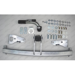 K0506C GALIA Полностью оцинкованный фаркоп на Kia Sorento MQ4 2020-, Hyundai Santa Fe 2020-2023. Тип шара: C (горизонтальный съемный). Установка без выреза бампера. Нагр