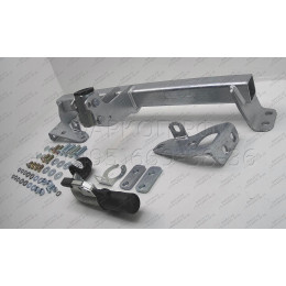 K0506C GALIA Полностью оцинкованный фаркоп на Kia Sorento MQ4 2020-, Hyundai Santa Fe 2020-2023. Тип шара: C (горизонтальный съемный). Установка без выреза бампера. Нагр