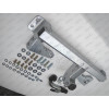 K0506C GALIA Полностью оцинкованный фаркоп на Kia Sorento MQ4 2020-, Hyundai Santa Fe 2020-2023. Тип шара: C (горизонтальный съемный). Установка без выреза бампера. Нагрузки: 2600/120 кг, масса фаркопа 18,35 кг
