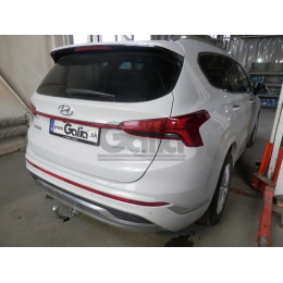 K050C GALIA Полностью оцинкованный фаркоп на Kia Sorento MQ4 2020-, Hyundai Santa Fe 2020-2023. Тип шара: C (горизонтальный съемный). Невидимый вырез бампера. Нагрузки: 