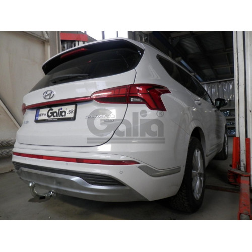 K050C GALIA Полностью оцинкованный фаркоп на Kia Sorento MQ4 2020-, Hyundai Santa Fe 2020-2023. Тип шара: C (горизонтальный съемный). Невидимый вырез бампера. Нагрузки: 2600/120 кг, масса фаркопа 18,35 кг