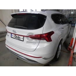 K050C GALIA Полностью оцинкованный фаркоп на Kia Sorento MQ4 2020-, Hyundai Santa Fe 2020-2023. Тип шара: C (горизонтальный съемный). Невидимый вырез бампера. Нагрузки: 