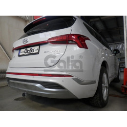 K050C GALIA Полностью оцинкованный фаркоп на Kia Sorento MQ4 2020-, Hyundai Santa Fe 2020-2023. Тип шара: C (горизонтальный съемный). Невидимый вырез бампера. Нагрузки: 