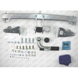 K050C GALIA Полностью оцинкованный фаркоп на Kia Sorento MQ4 2020-, Hyundai Santa Fe 2020-2023. Тип шара: C (горизонтальный съемный). Невидимый вырез бампера. Нагрузки: 