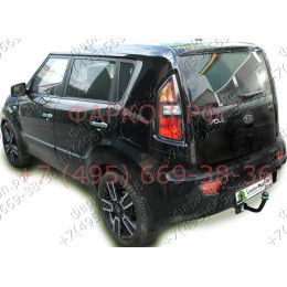K114-A Лидер-плюс ТСУ для Kia Soul 2009-2014 без снятия и выреза бампера. Нагрузки: 1000/50 кг, масса фаркопа 17,74 кг (без электрики в комплекте)