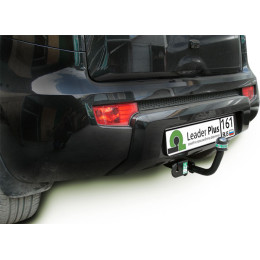 K114-A Лидер-плюс ТСУ для Kia Soul 2009-2014 без снятия и выреза бампера. Нагрузки: 1000/50 кг, масса фаркопа 17,74 кг (без электрики в комплекте)
