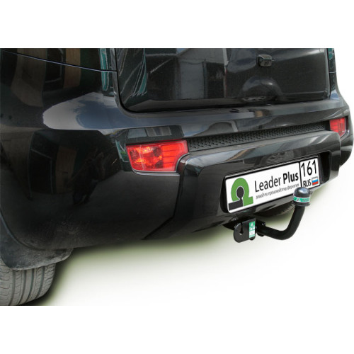 K114-A Лидер-плюс ТСУ для Kia Soul 2009-2014 без снятия и выреза бампера. Нагрузки: 1000/50 кг, масса фаркопа 17,74 кг (без электрики в комплекте)