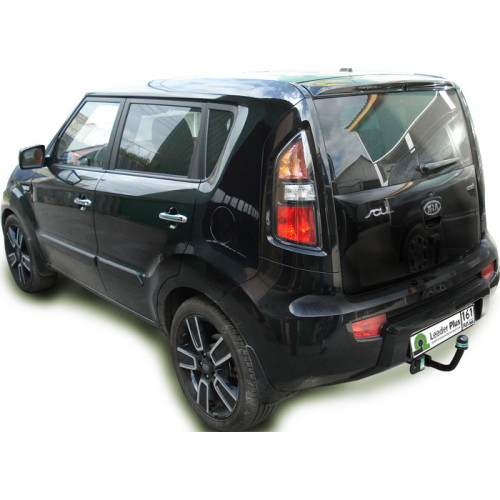 K114-A Лидер-плюс ТСУ для Kia Soul 2009-2014 без снятия и выреза бампера. Нагрузки: 1000/50 кг, масса фаркопа 17,74 кг (без электрики в комплекте)