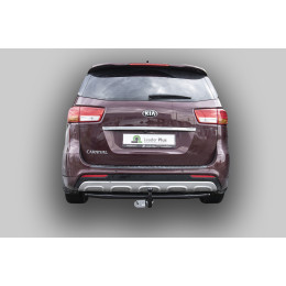 K133-A Лидер-плюс ТСУ для Kia Carnival 2014-2021 без снятия и выреза бампера. Нагрузки: 1500/75 кг, масса фаркопа 20 кг (без электрики в комплекте)