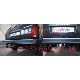 L001C GALIA Полностью оцинкованный фаркоп на Лада Нива ВАЗ 2121, 21213, 21214, 2131, Lada Niva 1976-2014. Тип шара: C (горизонтальный съемный). Установка без выреза ба