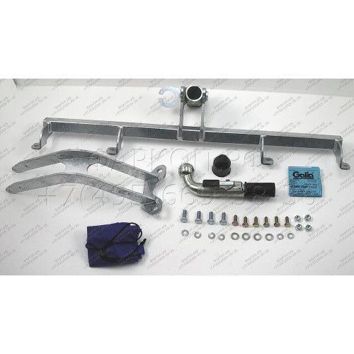 L028C GALIA Полностью оцинкованный фаркоп на Lada Niva Travel 2021-, Chevrolet Niva 2123 2008-2020, Lada Niva 2020-2021. Тип шара: C (горизонтальный съемный). Установка без снятия и выреза бампера. Нагрузки: 1400/80 кг, масса фаркопа 13,97 кг
