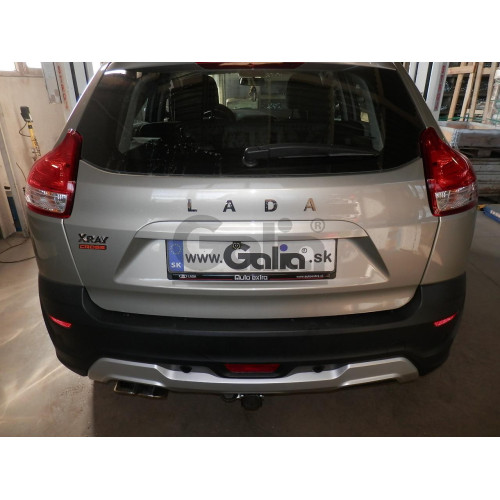 L029A GALIA Полностью оцинкованный фаркоп на Lada XRAY 2015-2022, Lada XRAY Cross 2018-2022. Тип шара: A. Установка без снятия и выреза бампера. Нагрузки: 1150/50 кг, масса фаркопа 13,12 кг